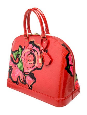 Louis Vuitton Monogram Vernis Stephen Sprouse Roses Alma GM