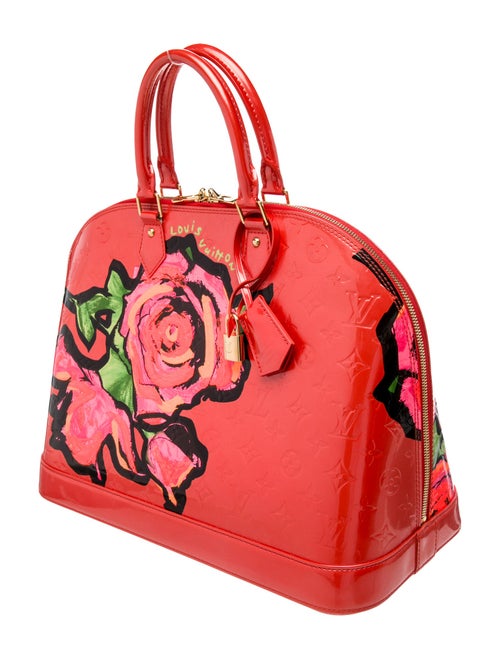 Louis Vuitton Monogram Vernis Stephen Sprouse Roses Alma GM