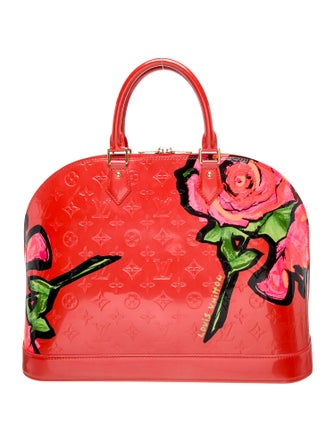 Louis Vuitton Monogram Vernis Stephen Sprouse Roses Alma GM