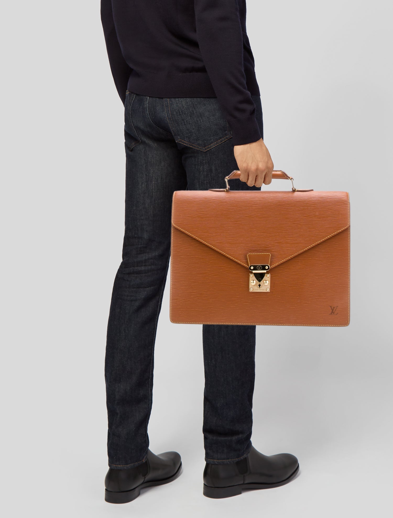 Louis Vuitton Epi Leather Serviette Conseiller Vintage