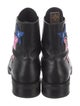 Louis Vuitton LV Monogram Leather Combat Boots