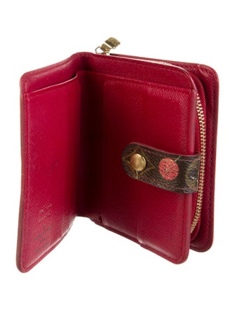 Louis Vuitton Monogram Cerises Coated Canvas Compact Zippé Wallet