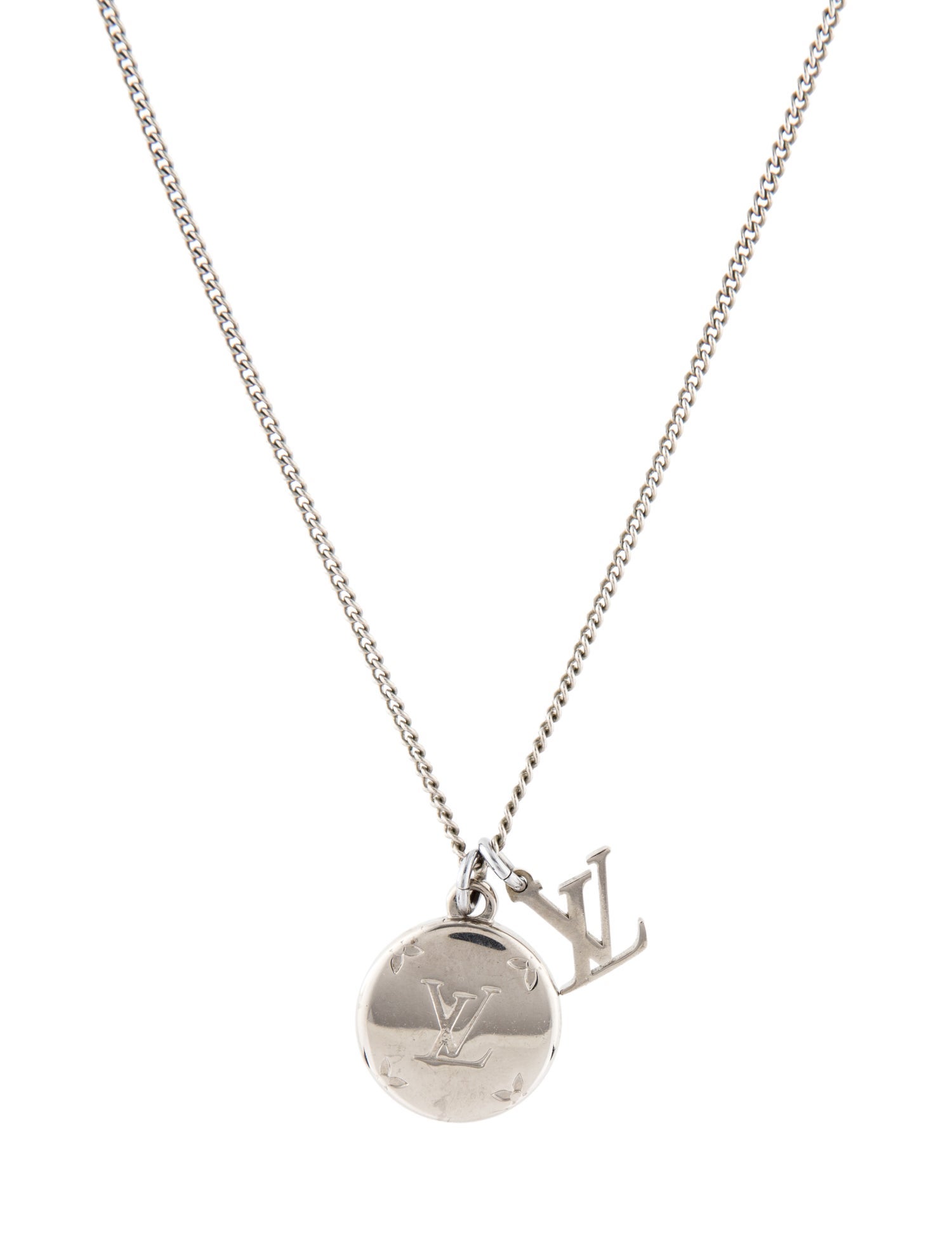 Louis Vuitton Monogram Charms Pendant Necklace