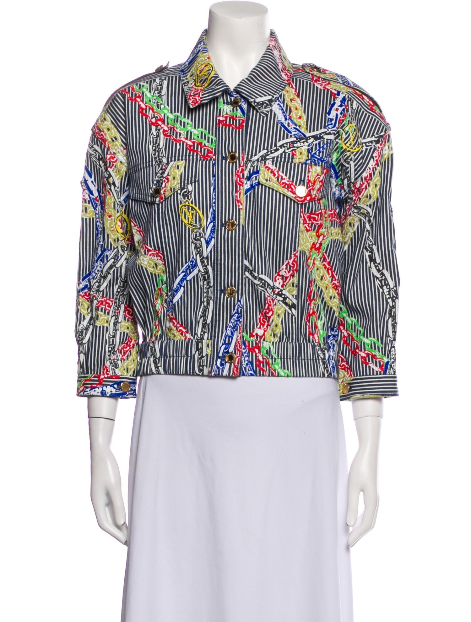 Louis Vuitton 2021 Printed Jacket w/ Tags