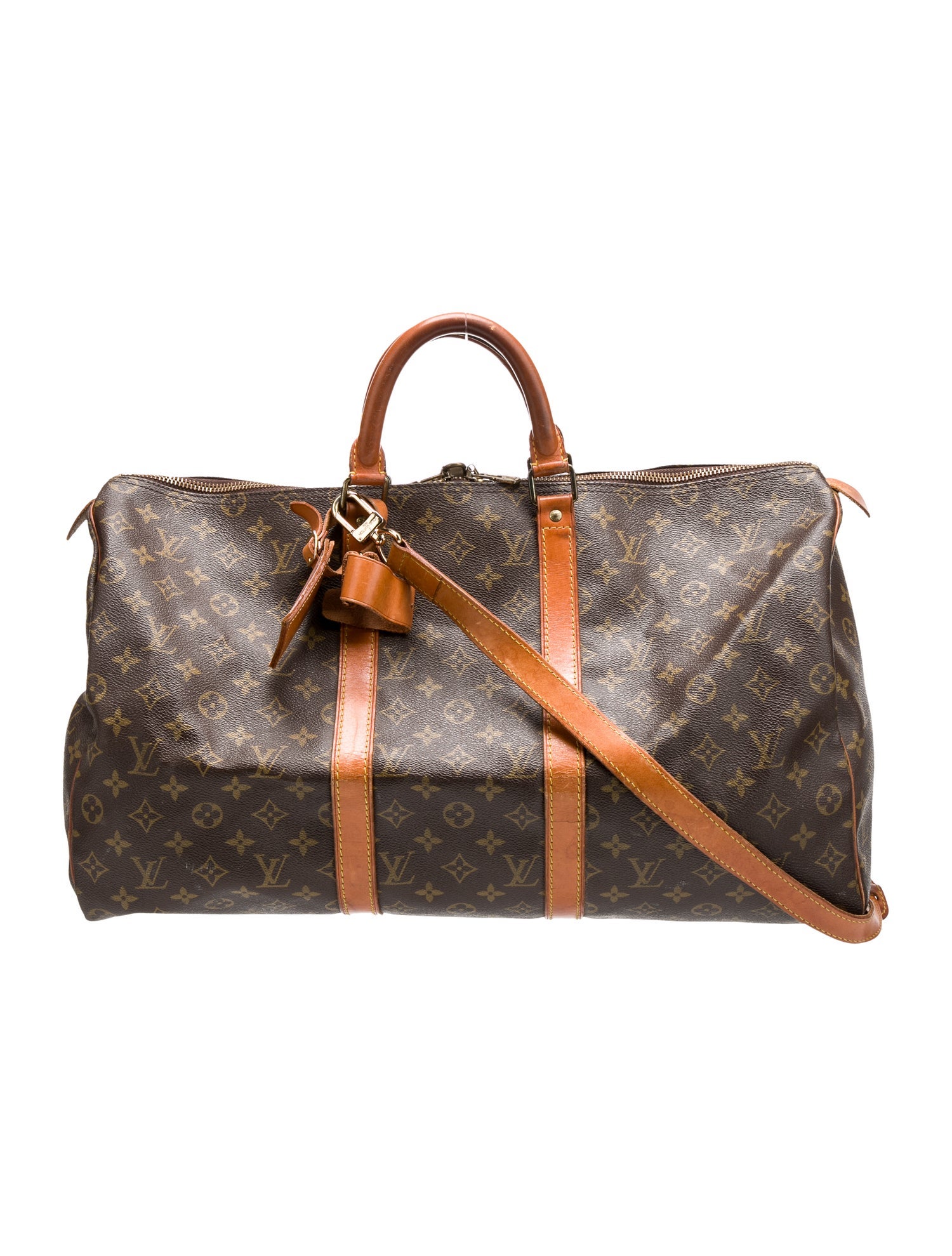 Louis Vuitton LV Monogram Keepall Bandouliere 50 Vintage