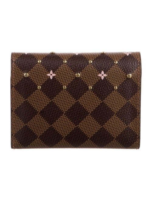 Louis Vuitton Damier Ebene Pattern Coated Canvas Victorine Wallet