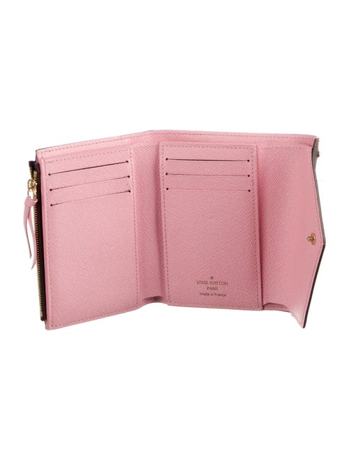 Louis Vuitton Damier Ebene Pattern Coated Canvas Victorine Wallet