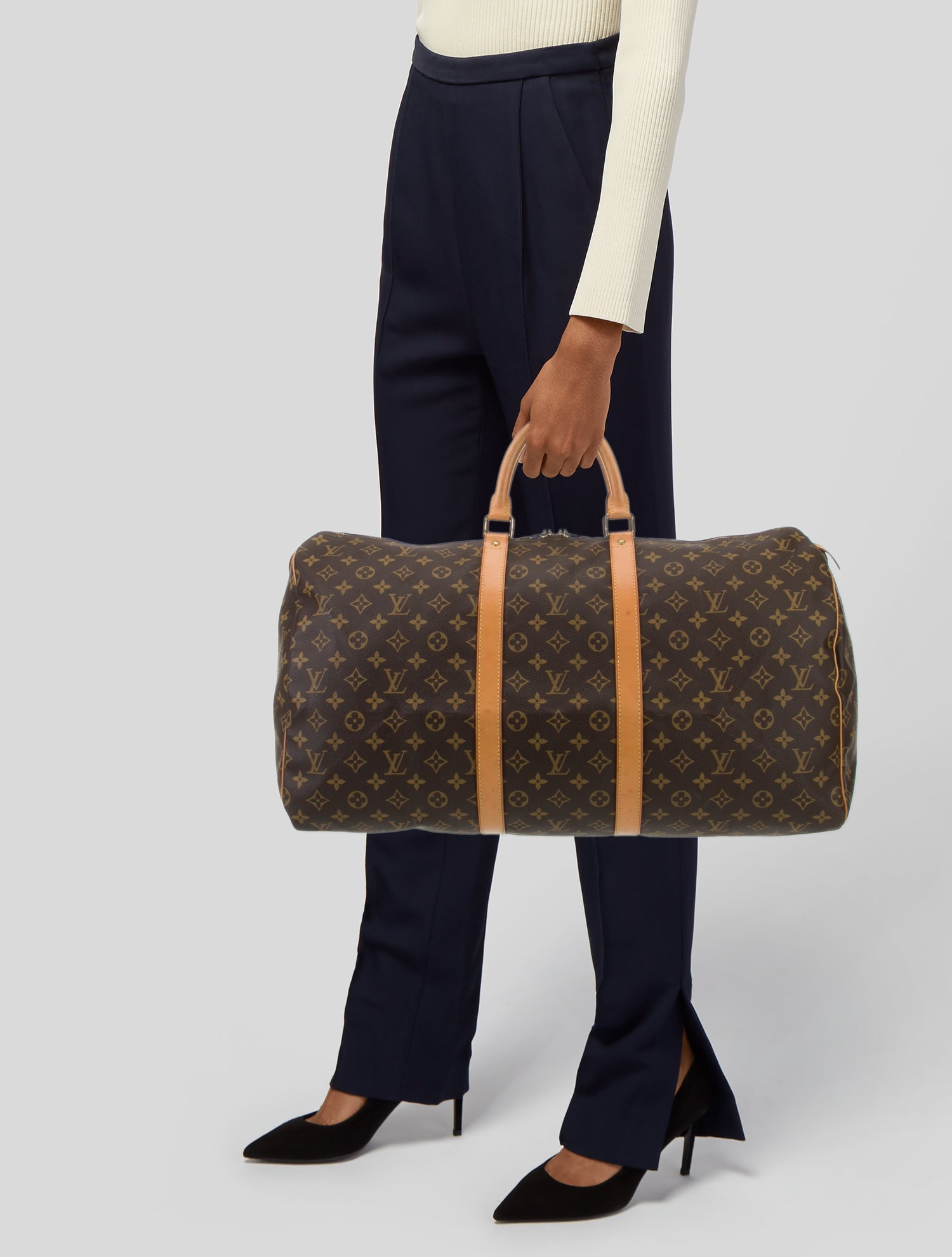 Louis Vuitton LV Monogram Keepall 55 Vintage