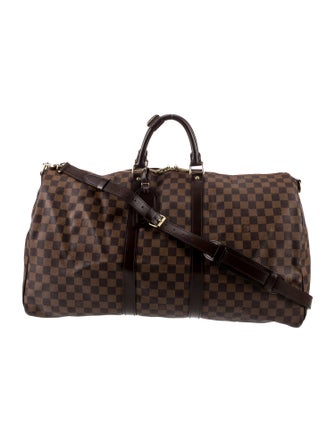 Louis Vuitton Damier Ebene Keepall Bandouliere 55