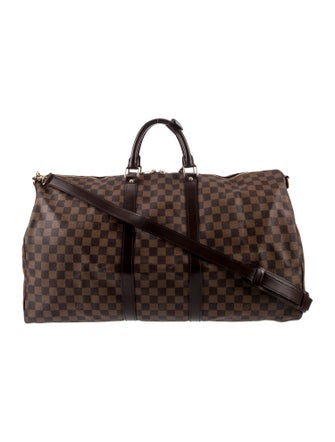 Louis Vuitton Damier Ebene Keepall Bandouliere 55
