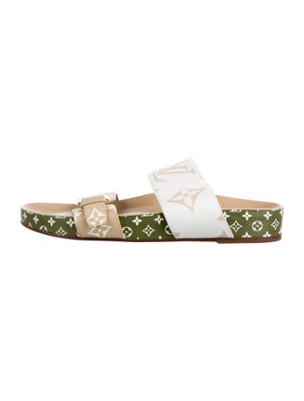 Louis Vuitton Monogram Mini Lin Pattern Slides