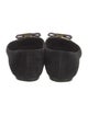 Louis Vuitton Suede Bow Accents Flats
