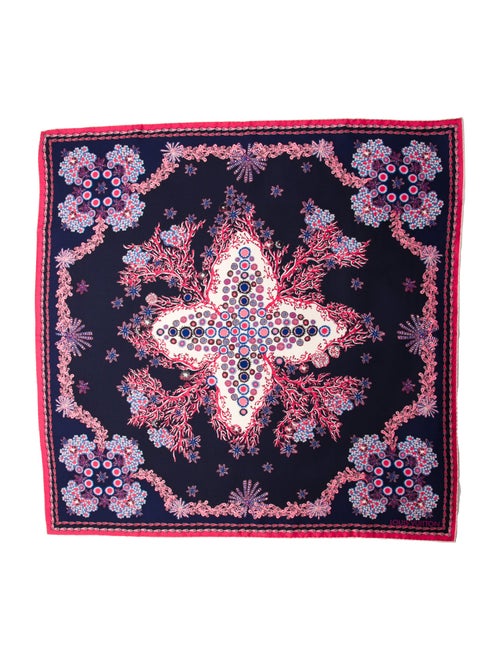 Louis Vuitton Coral Silk Scarf