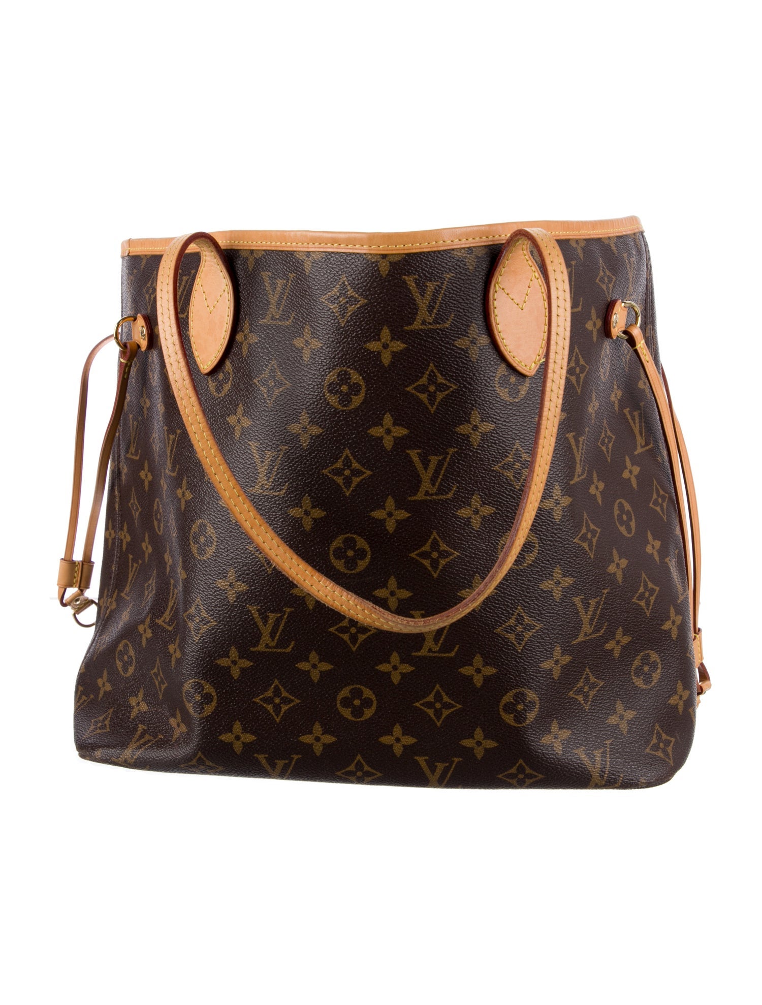 Louis Vuitton LV Monogram Neverfull w/Pouch MM