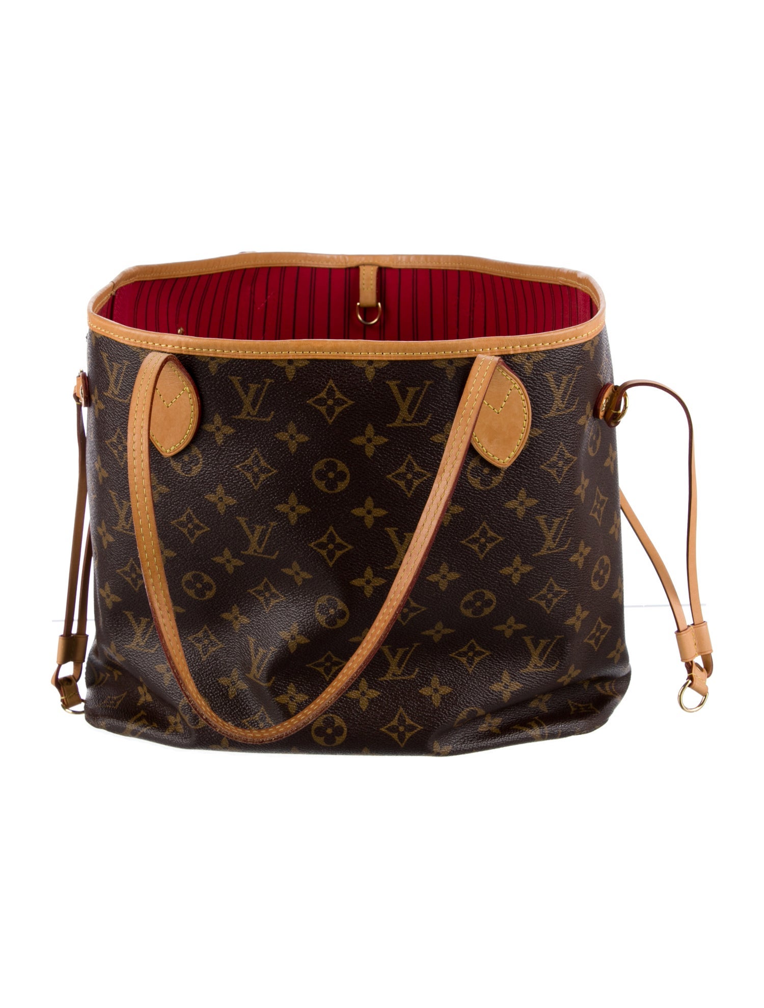 Louis Vuitton LV Monogram Neverfull w/Pouch MM