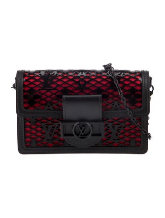 Louis Vuitton LV Monogram Lace Dauphine Chain Wallet