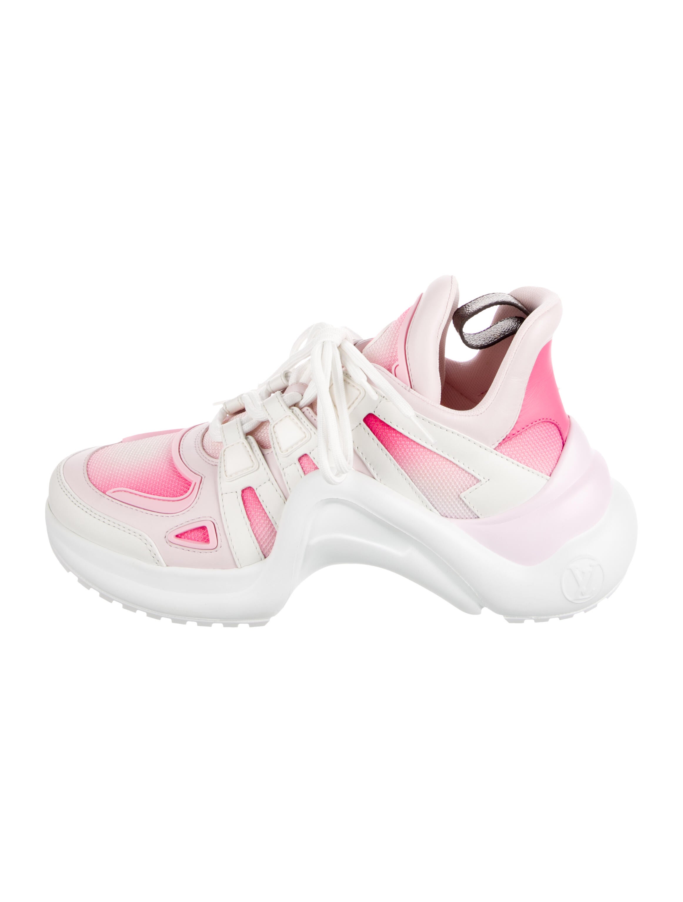 Louis Vuitton LV Monogram Leather Chunky Sneakers