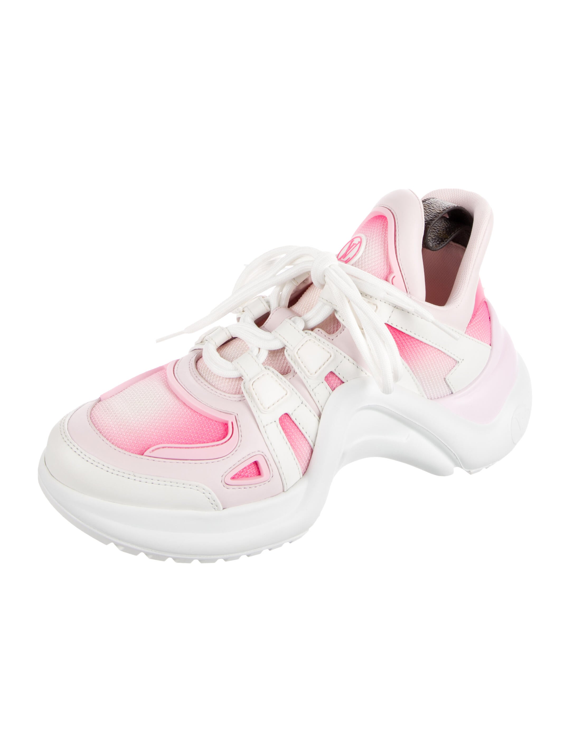 Louis Vuitton LV Monogram Leather Chunky Sneakers