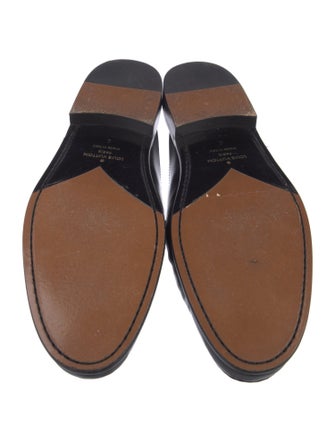 Louis Vuitton LV Monogram Leather Dress Loafers