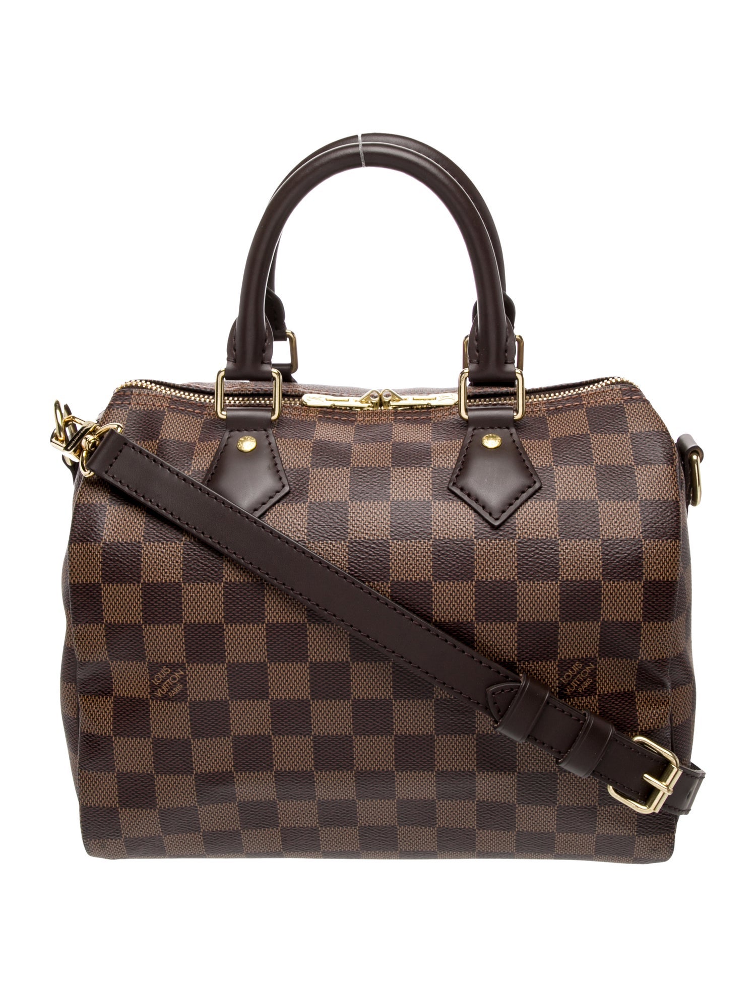 Louis Vuitton Damier Ebene Speedy Bandouliere 25