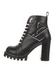 Louis Vuitton LV Monogram Leather Combat Boots