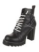 Louis Vuitton LV Monogram Leather Combat Boots