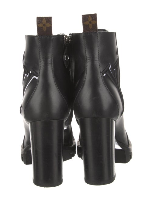 Louis Vuitton LV Monogram Leather Combat Boots