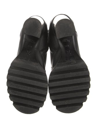 Louis Vuitton LV Monogram Leather Combat Boots