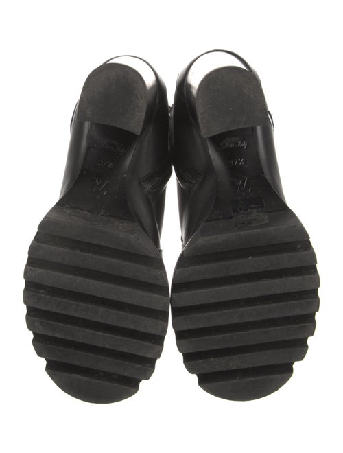 Louis Vuitton LV Monogram Leather Combat Boots