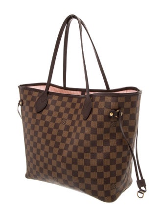 Louis Vuitton Damier Ebene Neverfull w/Pouch MM