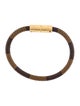 Louis Vuitton Leather Damier Keep It Wrap Bracelet