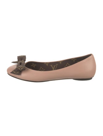 Louis Vuitton LV Monogram Leather Flats