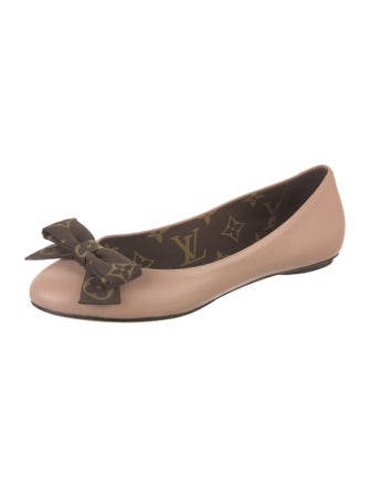Louis Vuitton LV Monogram Leather Flats
