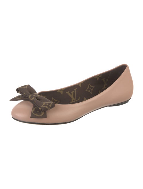 Louis Vuitton LV Monogram Leather Flats