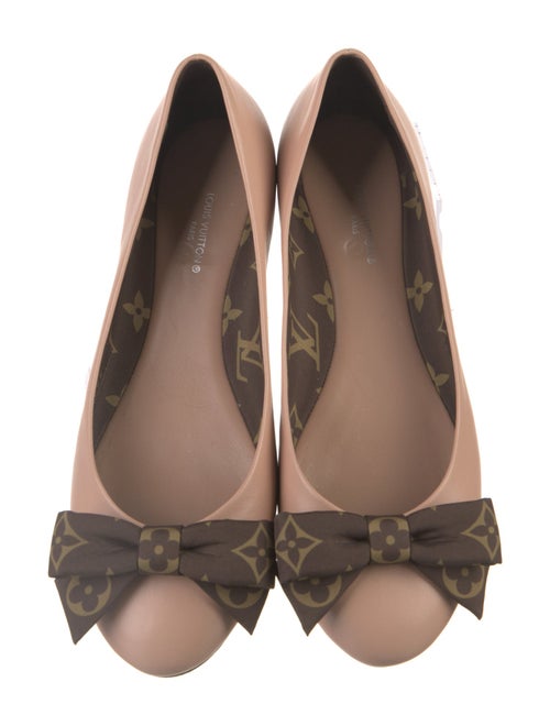 Louis Vuitton LV Monogram Leather Flats