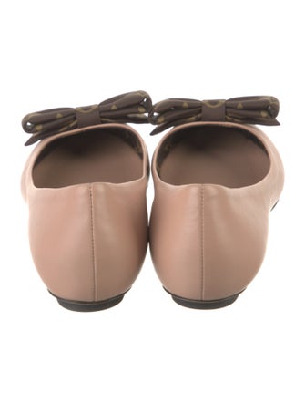 Louis Vuitton LV Monogram Leather Flats