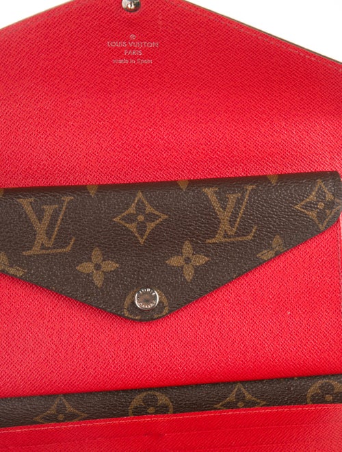 Louis Vuitton LV Monogram Coated Canvas Marie Lou Wallet