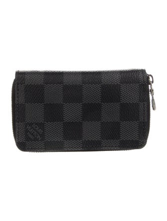 Louis Vuitton 2020 Damier Graphite Pattern Zippy Coin Purse