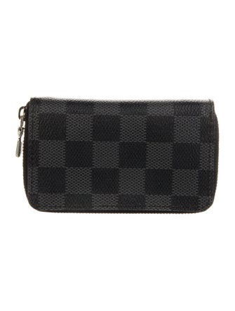 Louis Vuitton 2020 Damier Graphite Pattern Zippy Coin Purse