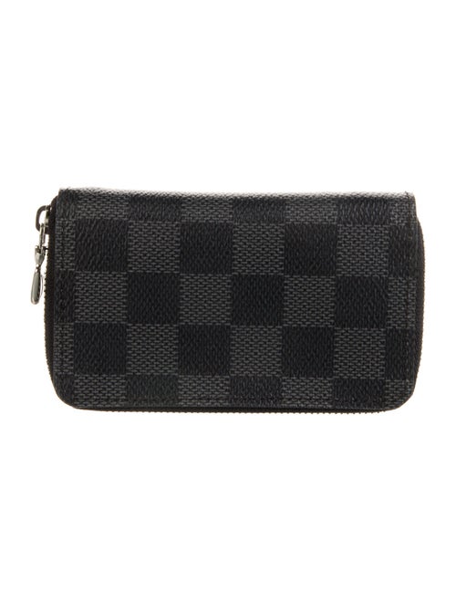 Louis Vuitton 2020 Damier Graphite Pattern Zippy Coin Purse