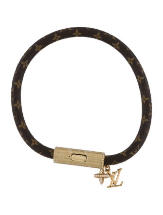 Louis Vuitton Crystal LV Push Bracelet