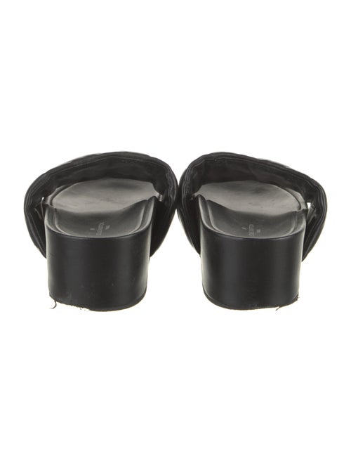 Louis Vuitton Monogram Pattern Leather Slides