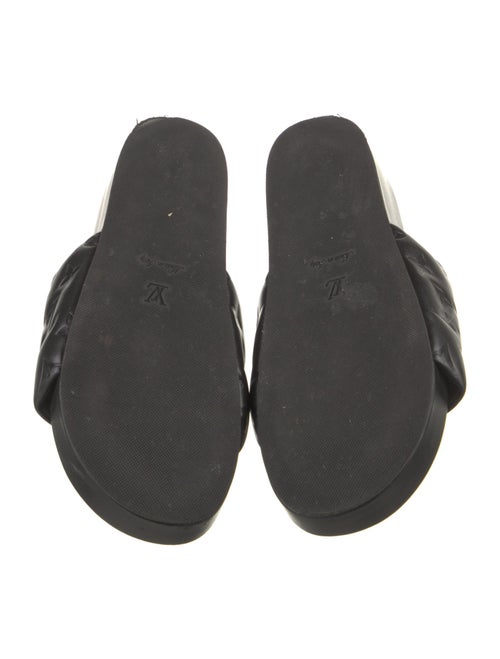 Louis Vuitton Monogram Pattern Leather Slides