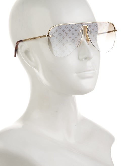 Louis Vuitton Grease Mask Shield Sunglasses