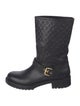 Louis Vuitton 2013 LV Monogram Moto Boots