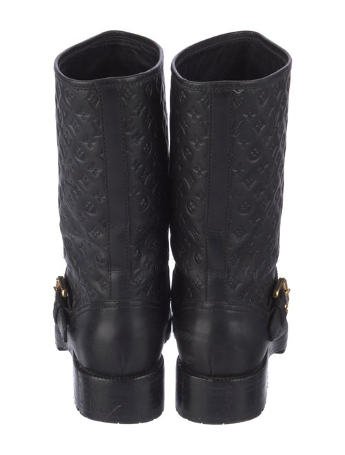 Louis Vuitton 2013 LV Monogram Moto Boots