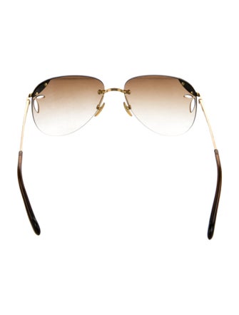 Louis Vuitton Lila Pilote Aviator Sunglasses