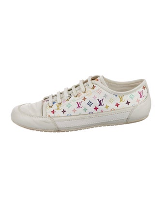 Louis Vuitton Multicolore Monogram Pattern Leather Sneakers