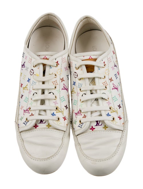 Louis Vuitton Multicolore Monogram Pattern Leather Sneakers