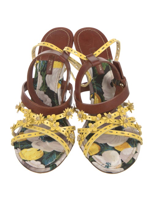 Louis Vuitton 2010 Flower Fields Sandals